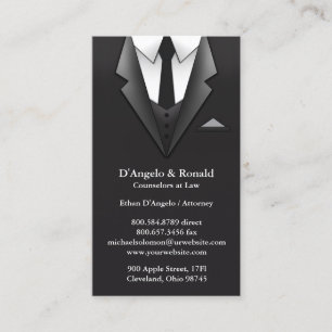 Businessman Law Firm Business Card Template