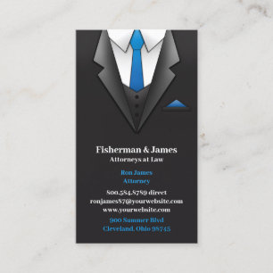 Businessman Law Firm Business Card Template