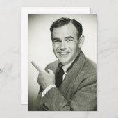 Businessman Pointing (Front/Back)