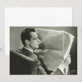 Businessman Reading the Newspaper (Front/Back)