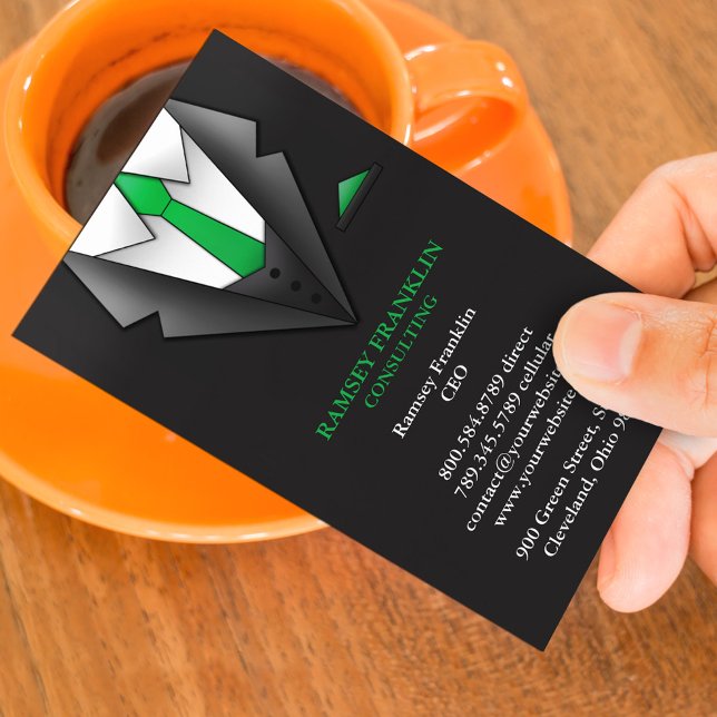 Businessman Suit Business Card Template (Creator Uploaded)
