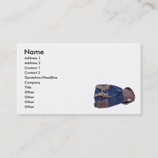 Customizable BusinessOnGo083010, Name, Address 1, Address 2,... Business Card