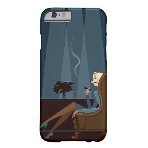 Businesswoman Smoking Cigar Barely There iPhone 6 Case