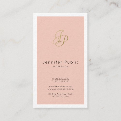 Businesswoman VIP Ceo Director Stylish Luxury Business Card