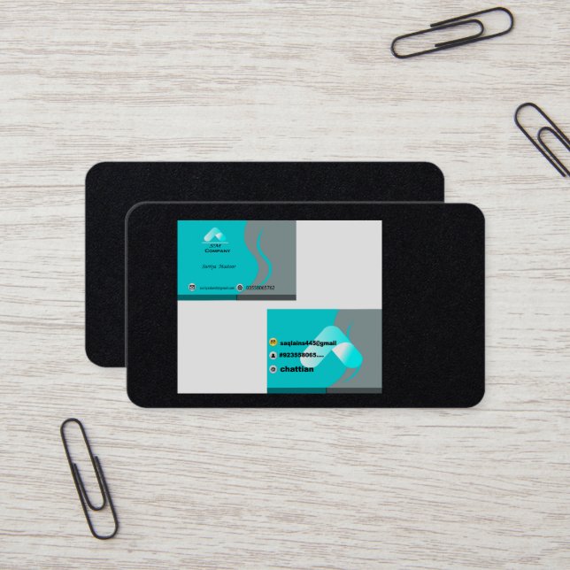 buss business card (Front/Back In Situ)