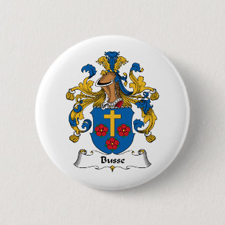 Busse Family Crest Pinback Button