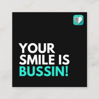 Bussin Square Business Card
