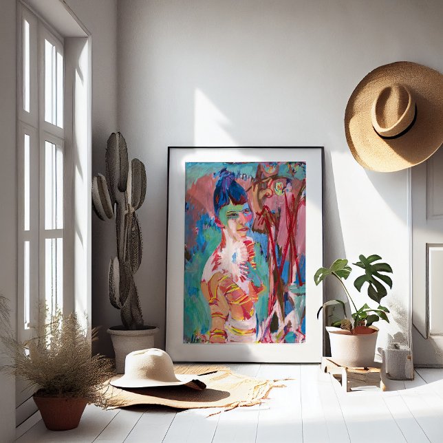 Bust of a Coloured Girl | Albert Müller Framed Art (Creator Uploaded)