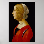&quot;Bust of a Young Woman&quot; Poster