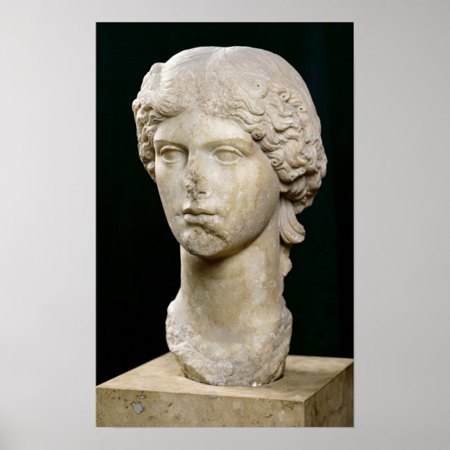 Bust of Agrippina the Elder  c.37-41 AD Poster (Front)