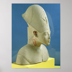 Bust of Amenophis IV from Tell el-Amarna Poster