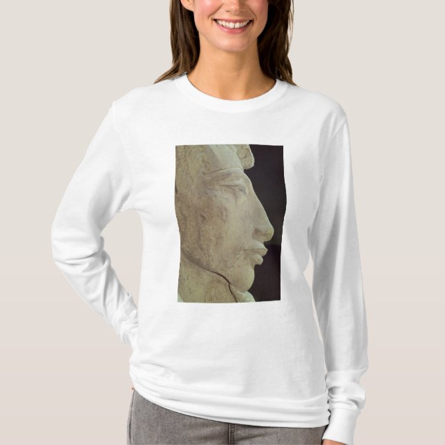 Bust of Amenophis IV from Temple of Amun, T-Shirt (Front)