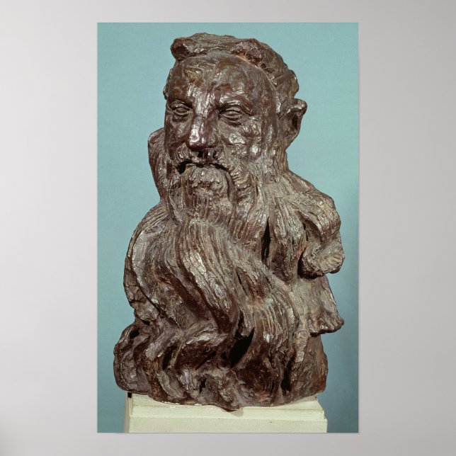 Bust of Auguste Rodin  1909 Poster (Front)