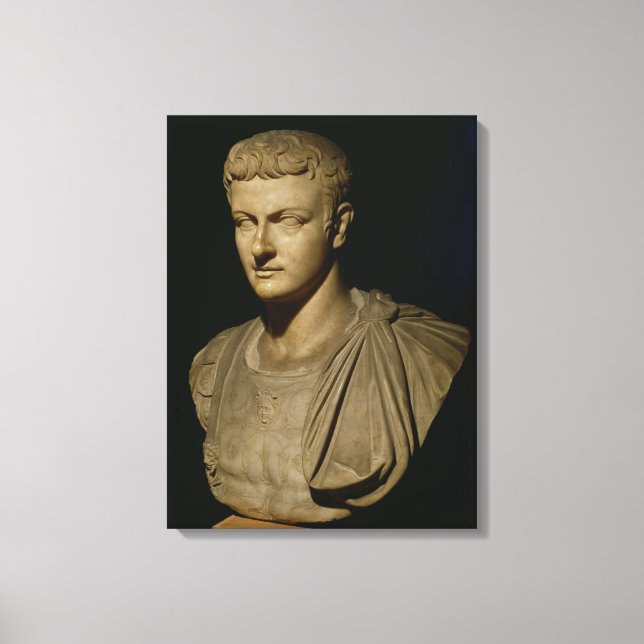 Bust of Caligula Canvas Print (Front)