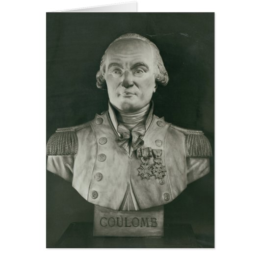 Bust of Charles de Coulomb Cards (Front)
