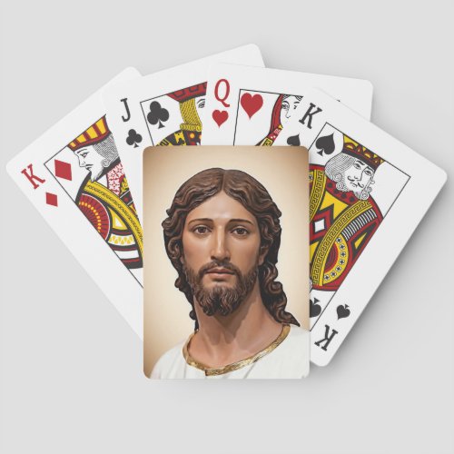 BUST OF CHRIST THE SAVIOR by MICHELANGELO 2026___ Poker Cards