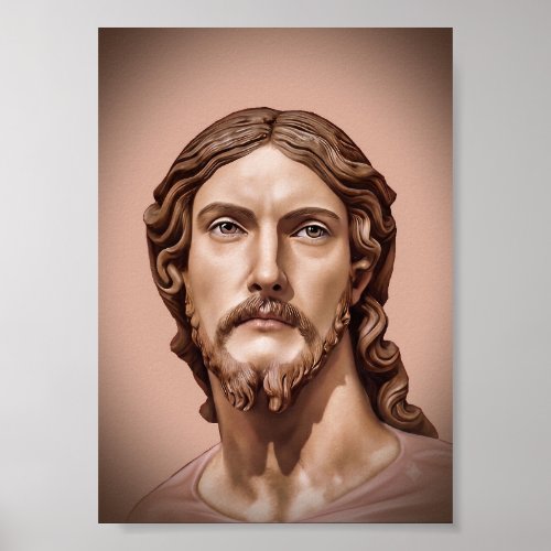 BUST OF CHRIST THE SAVIOR by MICHELANGELO 2026__ Poster