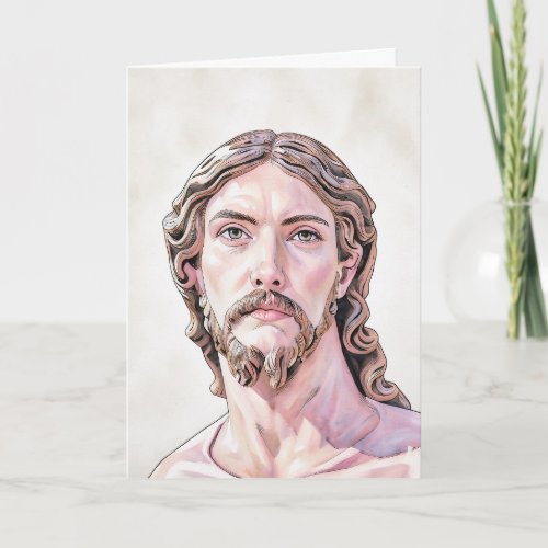 BUST OF CHRIST THE SAVIOUR by MICHELANGELO 2026 Card