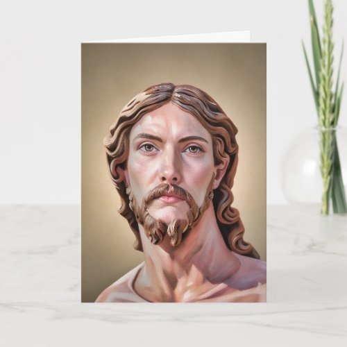 BUST OF CHRIST THE SAVIOUR by MICHELANGELO 2026 Card