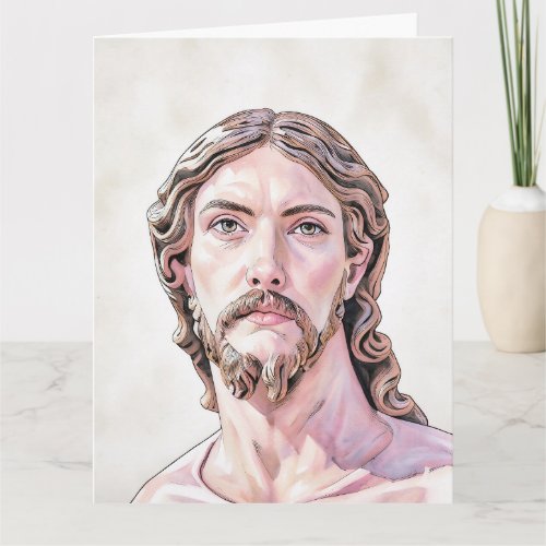 BUST OF CHRIST THE SAVIOUR by MICHELANGELO 2026 Card