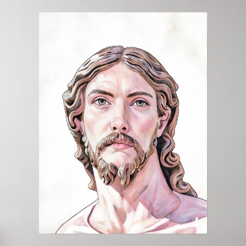 BUST OF CHRIST THE SAVIOUR by MICHELANGELO 2026 Poster