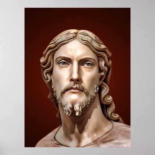 BUST OF CHRIST THE SAVIOUR by MICHELANGELO 2026 Poster