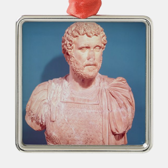 Bust of Emperor Antoninus Pius Metal Ornament (Front)