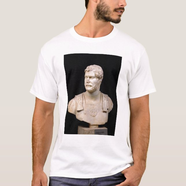 Bust of Emperor Hadrian  found in Crete T-Shirt (Front)