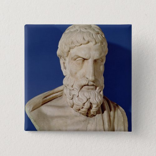 Bust of Epicurus Pinback Button