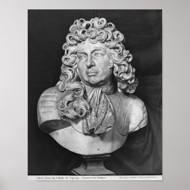 Bust of Francois de Crequy, c.1690 Poster (Front)