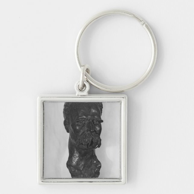 Bust of Friedrich Nietzsche  German Keychain (Front)