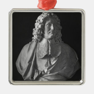 Bust of Jean-Baptiste Colbert de Torcy Metal Ornament