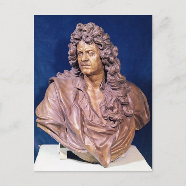 Bust of Jean Baptiste Lully Postcard (Front)