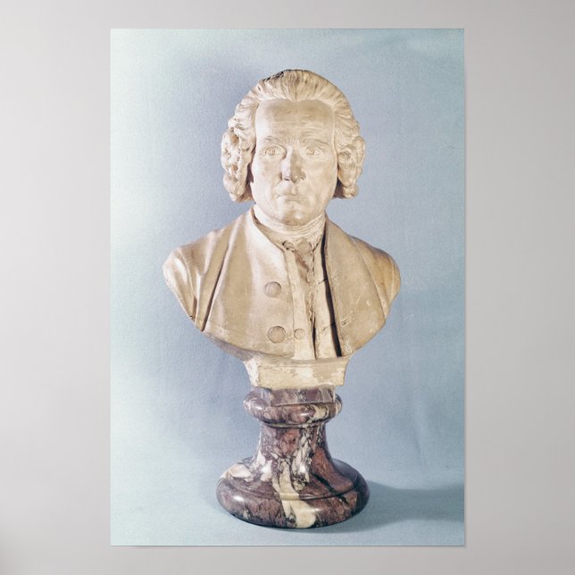 Bust of Jean-Jacques Rousseau Poster (Front)
