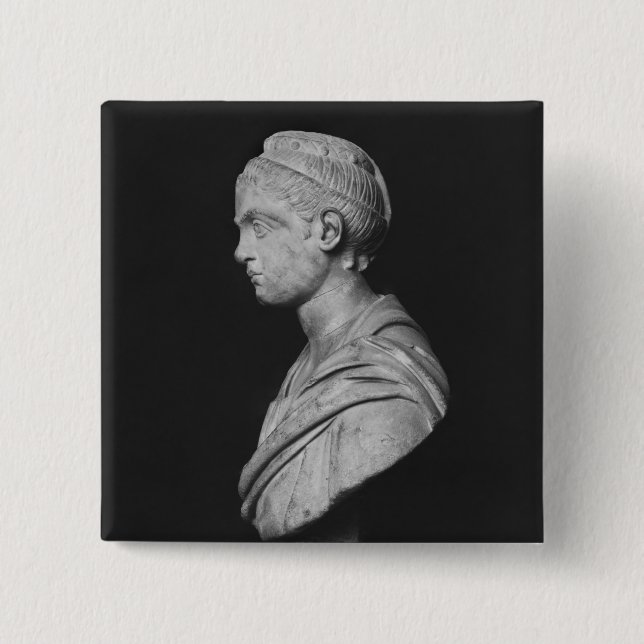 Bust of Julia Mamaea Pinback Button (Front)