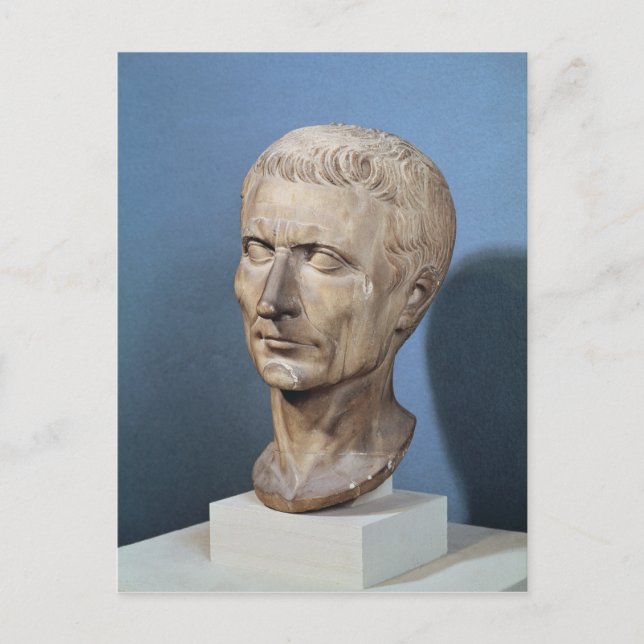 Bust of Julius Caesar Postcard (Front)