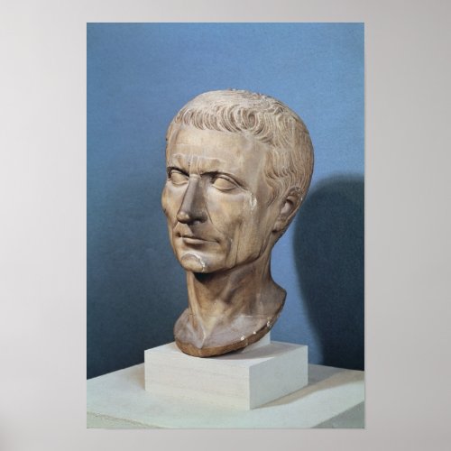 Bust of Julius Caesar Poster