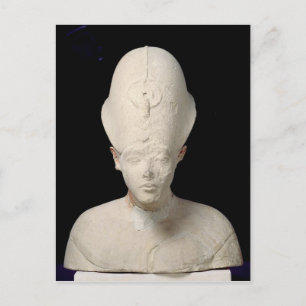 Bust of King Amenophis IV from Tell el-Amarna Postcard