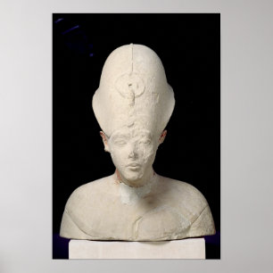 Bust of King Amenophis IV from Tell el-Amarna Poster