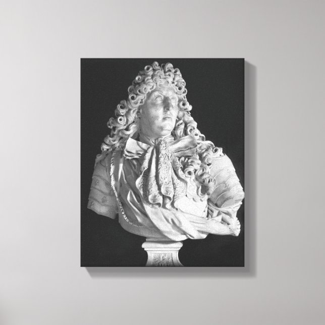 Bust of Louis XIV  1679 Canvas Print (Front)