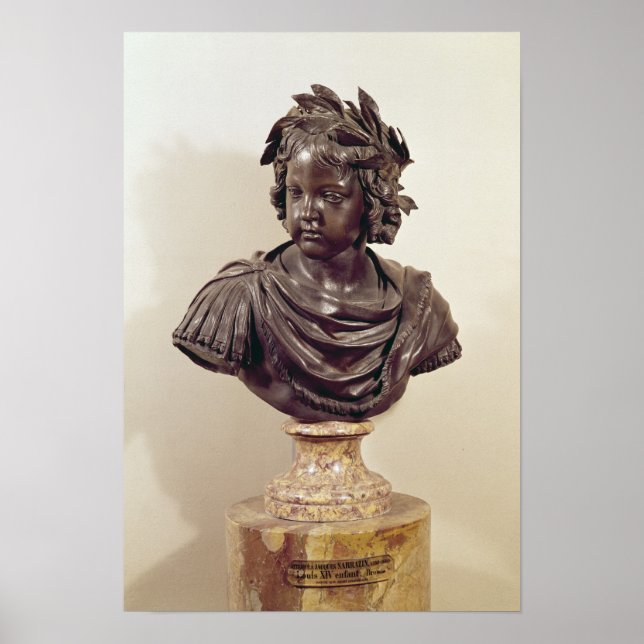 Bust of Louis XIV  as a child Poster (Front)