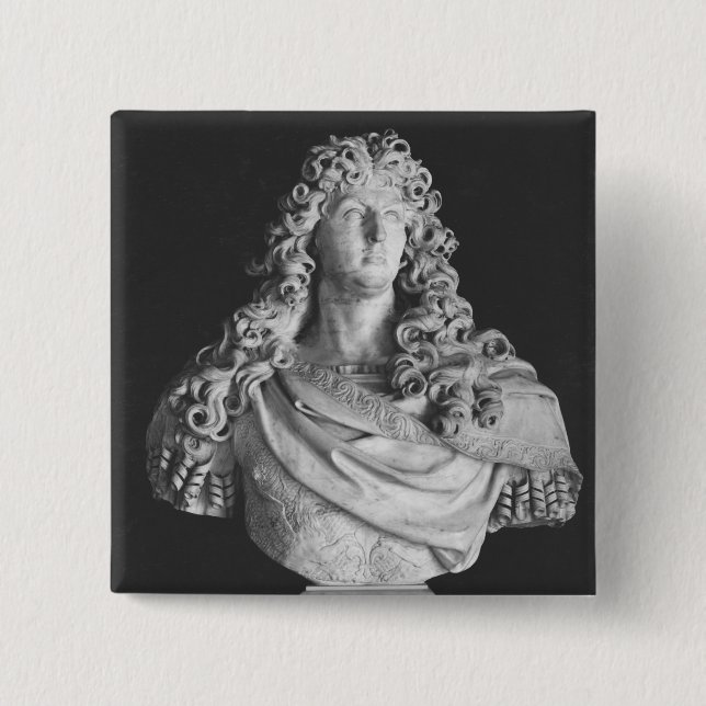 Bust of Louis XIV  c.1678-81 Button (Front)