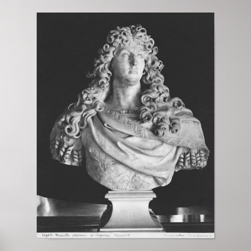Bust of Louis XIV  c1678_81 Poster