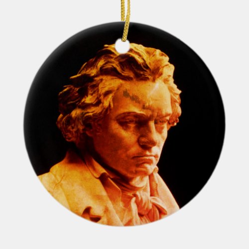 Bust of Ludwig Ceramic Ornament