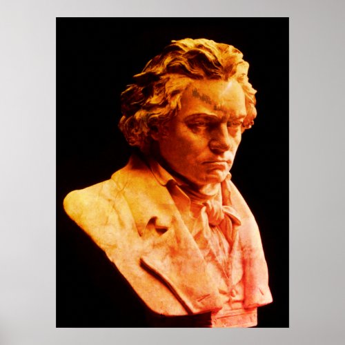 Bust of Ludwig Poster