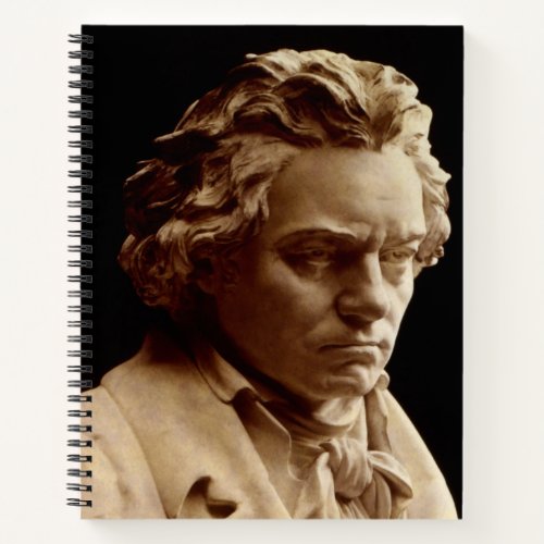 Bust of Ludwig van Beethoven Notebook