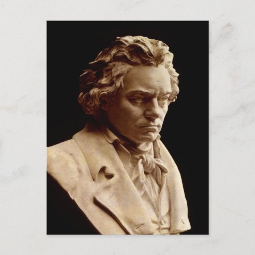 Bust of Ludwig van Beethoven Postcard