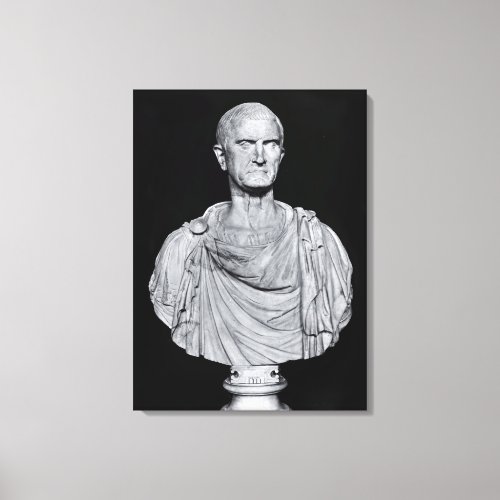Bust of Marcus Licinius Crassus Canvas Print