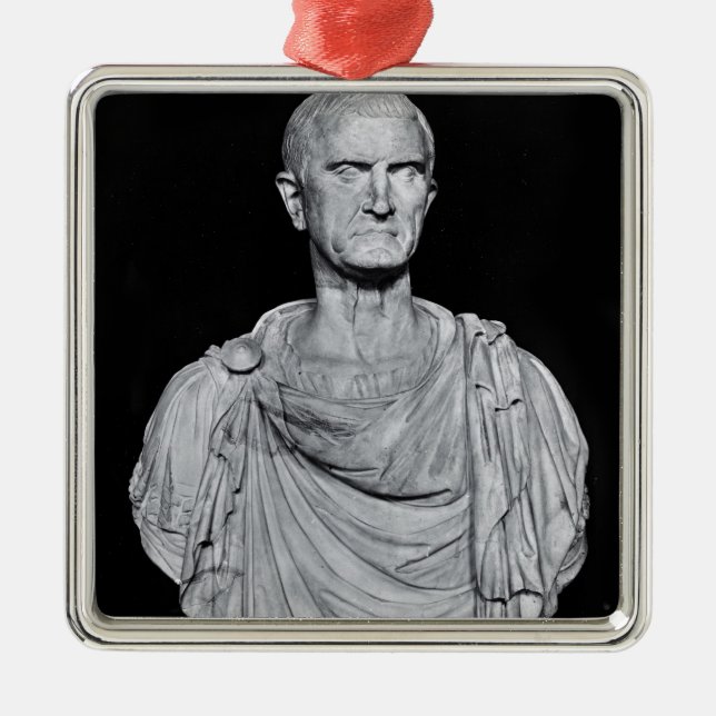 Bust of Marcus Licinius Crassus Metal Ornament (Front)