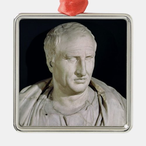 Bust of Marcus Tullius Cicero Metal Ornament
